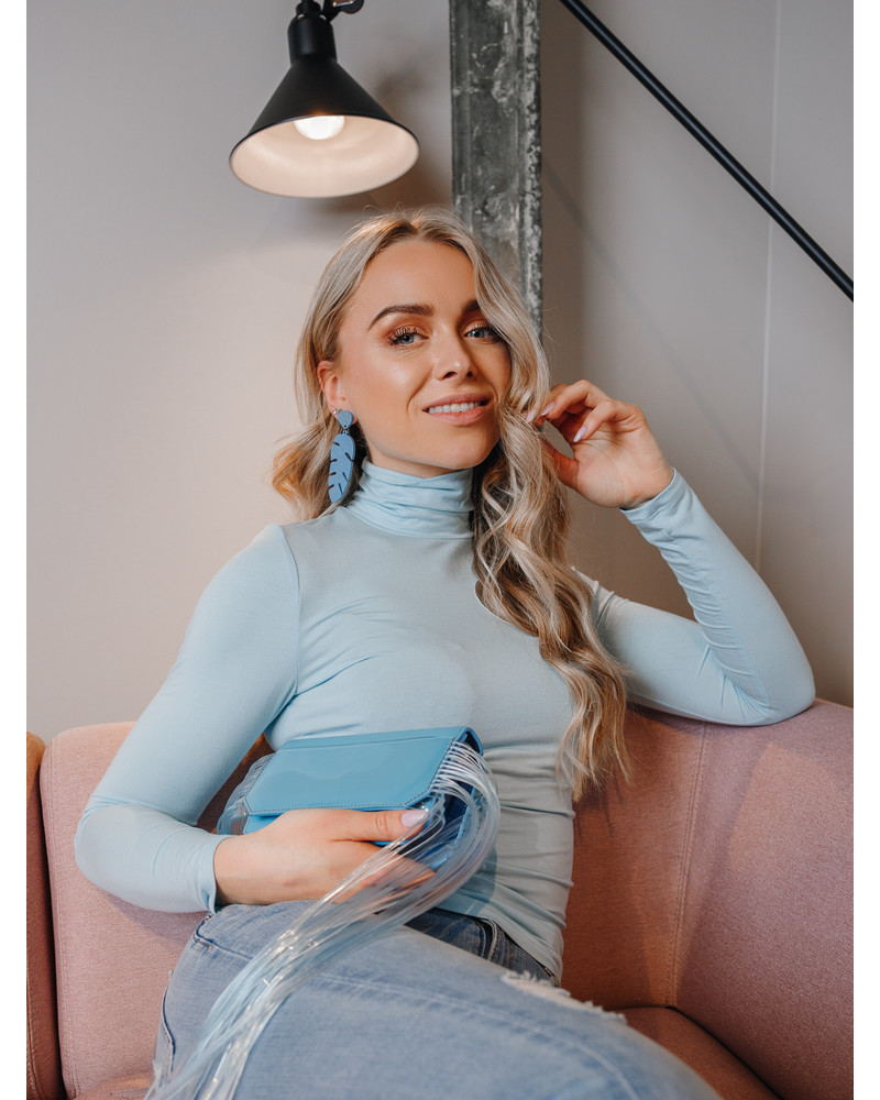 SILVER HEART PULLOVER LIGHT BLUE