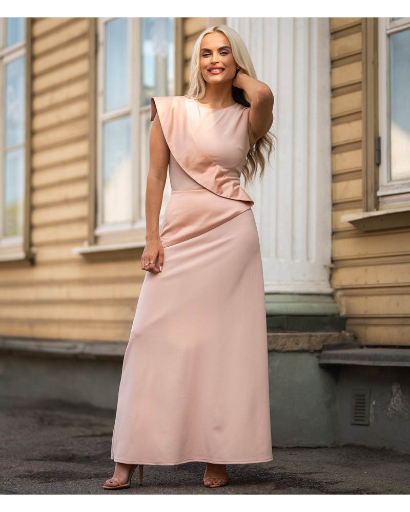 DREAM MAXI DRESS LIGHT PEACH