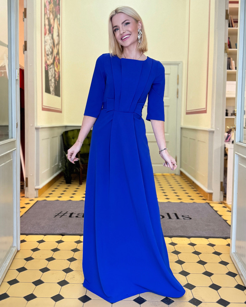 CLASSY MAXI DRESS ELECTRIC BLUE