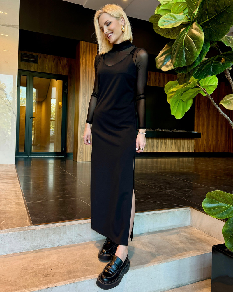 MIDI DRESS SPIRIT BLACK