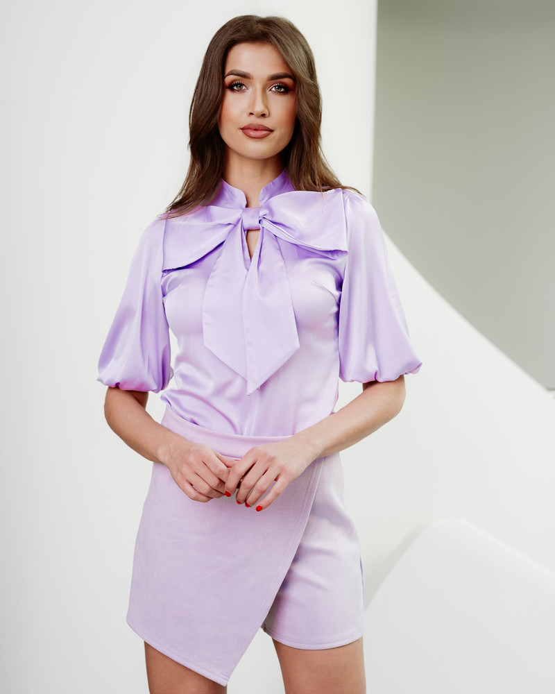 FLAP TROUSERS SKIRT LILAC