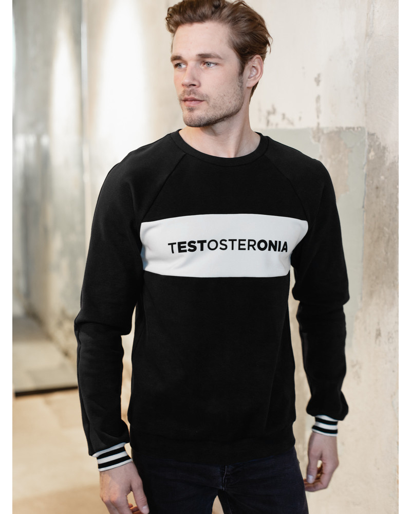 TESTOSTERONIA SWEATSHIRT BLACK