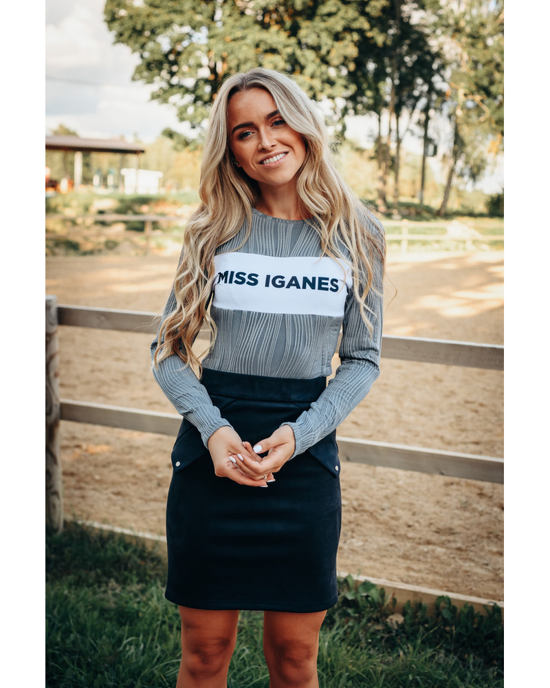 MISS IGANES WAVE SHIRT GREY