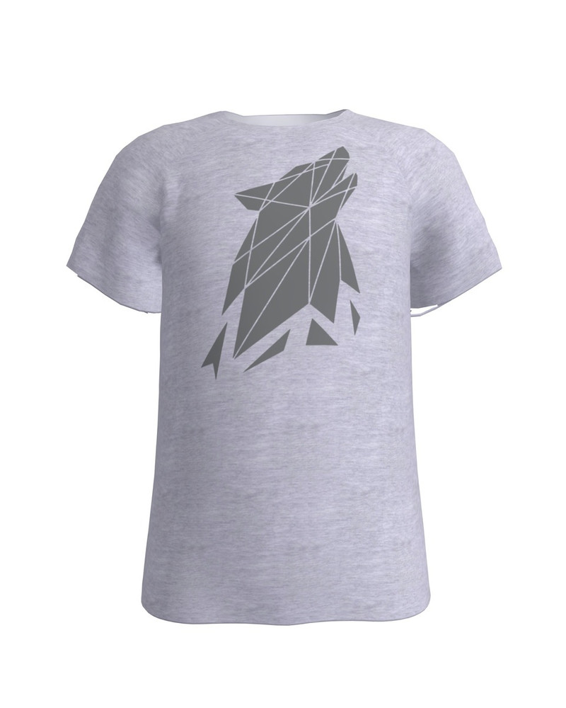 Wolf kids light grey t-shirt
