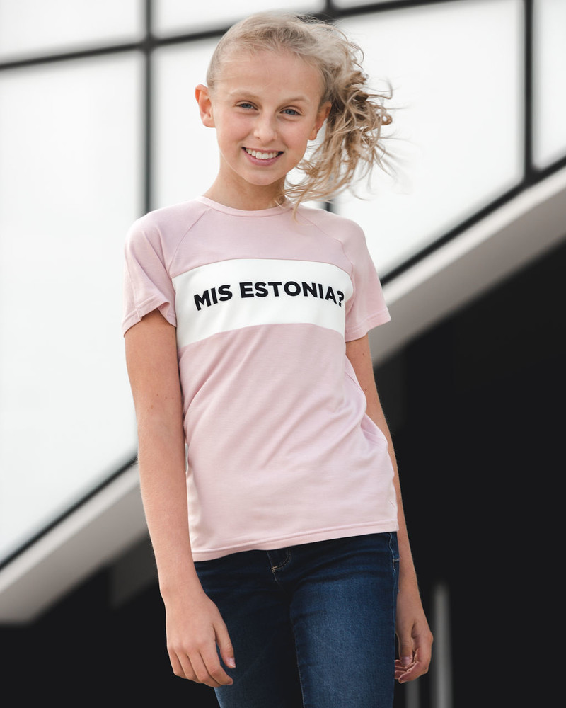 MIS ESTONIA? KIDS T-SHIRT BLUSH