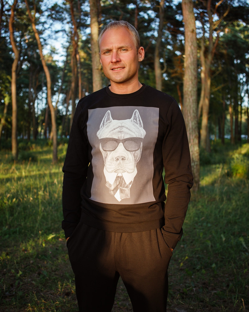 BULLDOG SWEATSHIRT BLACK