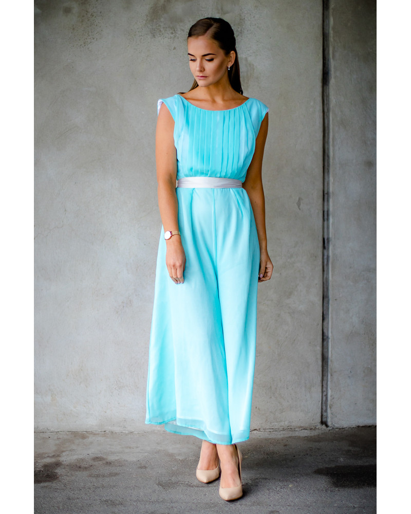 CHIFFON JUMPSUIT MINT