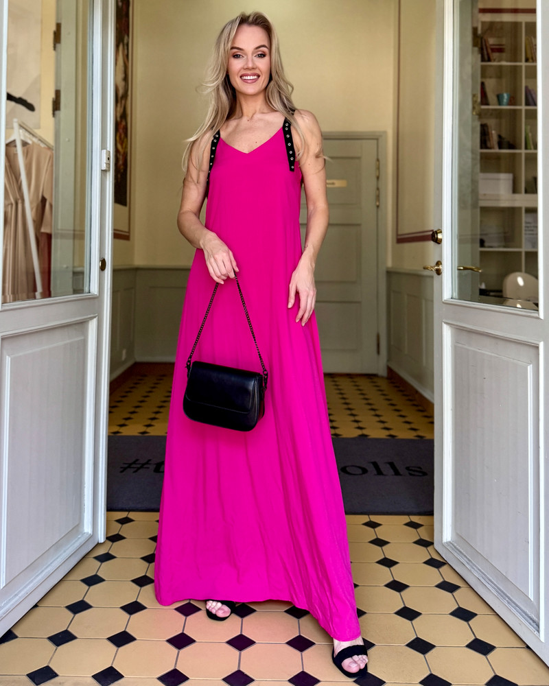 SPIRIT MAXI DRESS MAGENTA ROSE