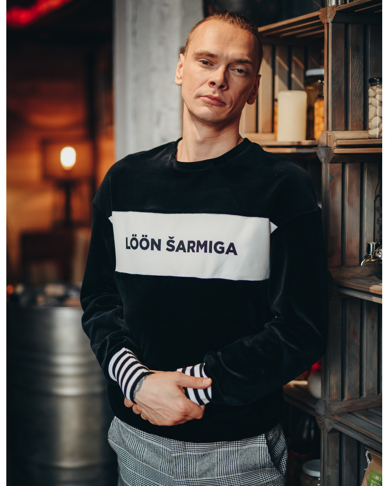 LÖÖN ŠARMIGA SWEATSHIRT BLACK