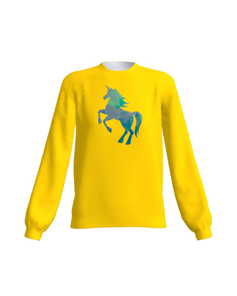 UNICORN SHINY PLUS SWEATER YELLOW