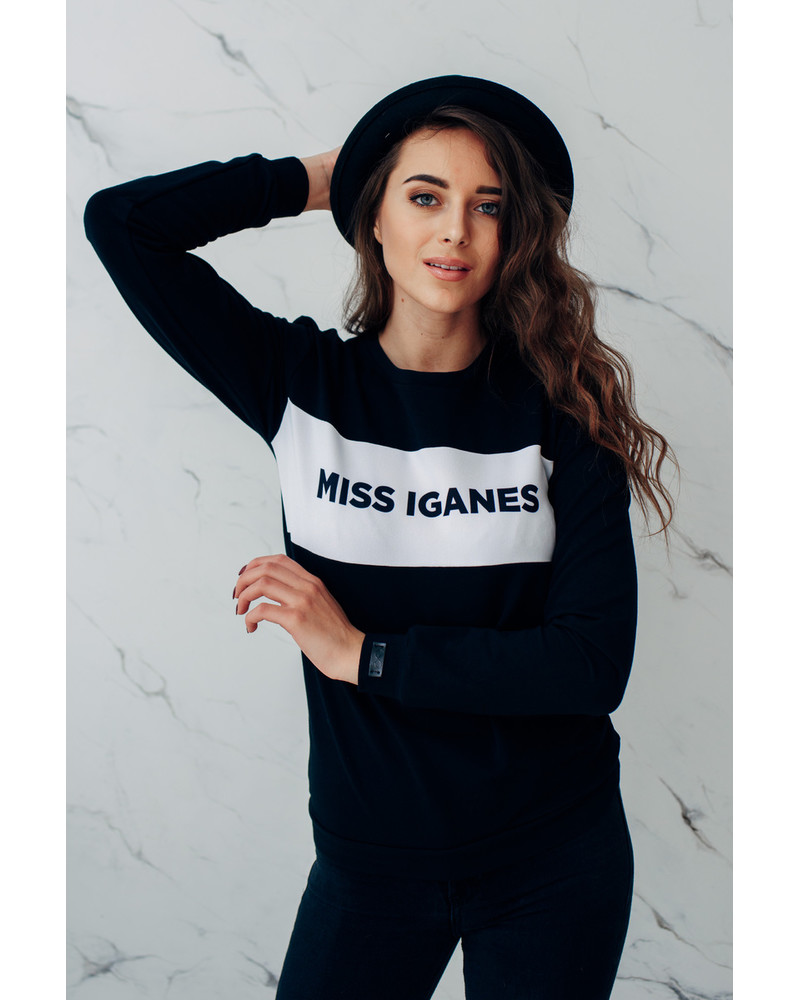 MISS IGANES SWEATSHIRT BLACK