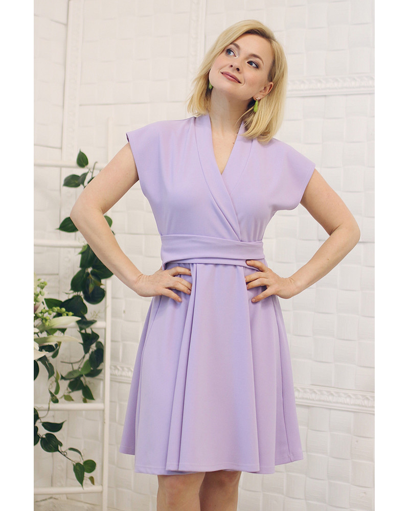 SUMMER ELEGANT DRESS LILAC