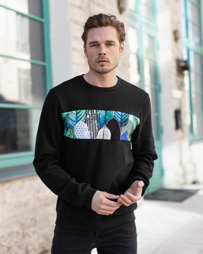 FOREST  SWEATSHIRT BLACK