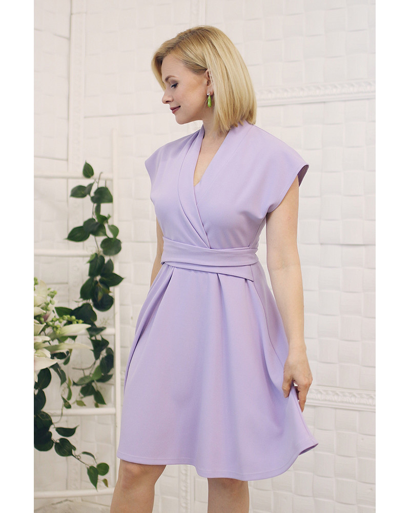 SUMMER ELEGANT DRESS LILAC