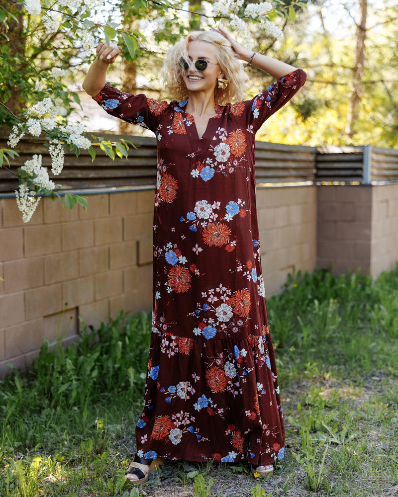 SUMMER COMET MAXI DRESS COUNTRY