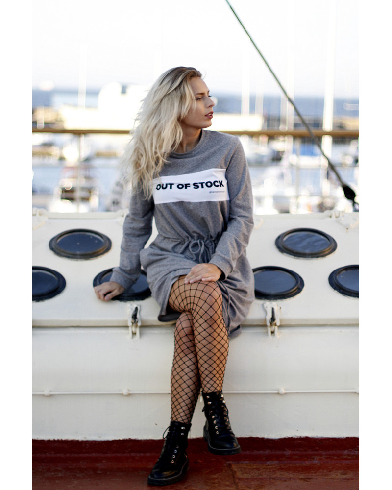 OUT OF STOCK GREY JUMPER DRESS