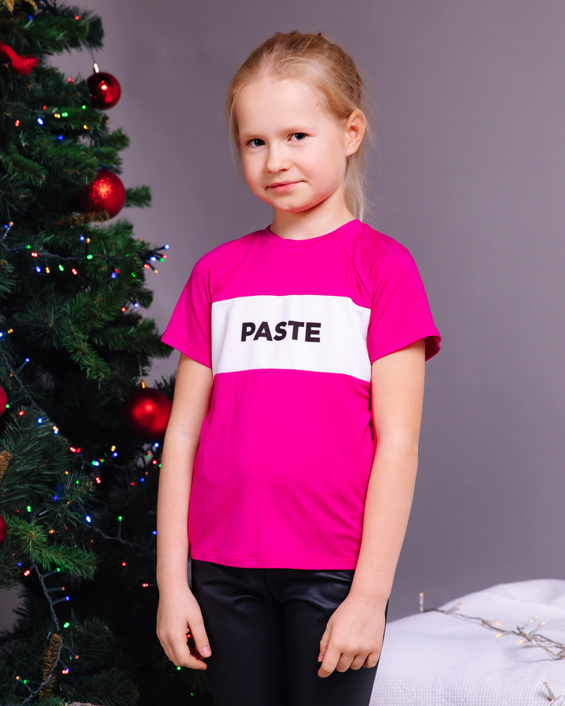 PASTE KIDS T-SHIRT FUCHSIA