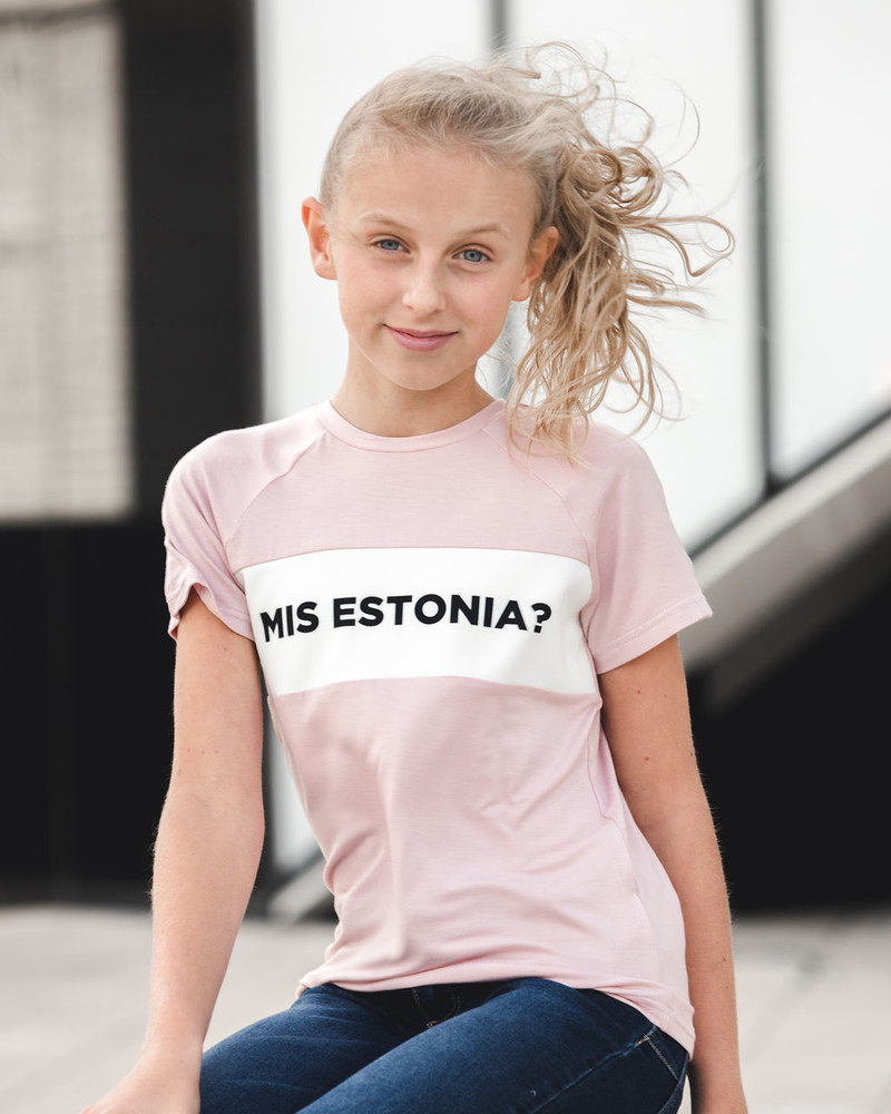 MIS ESTONIA? KIDS T-SHIRT BLUSH