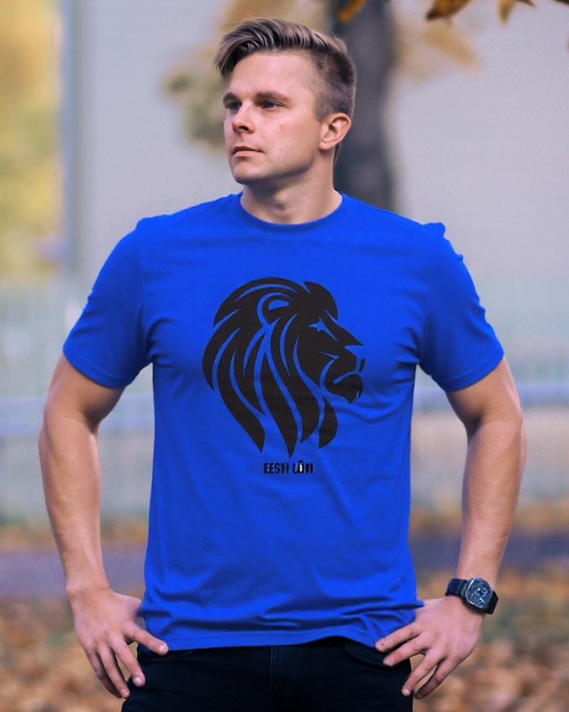 EESTI LÕVI UNISEX T-SHIRT BLUE