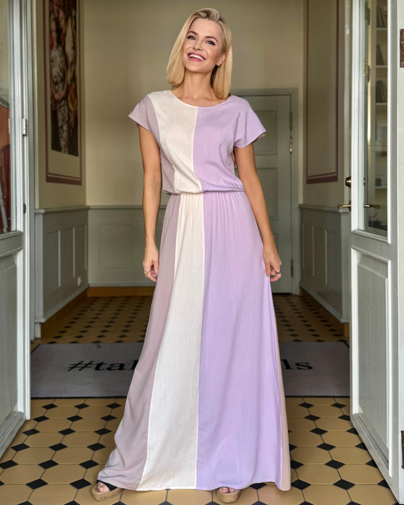 COLOR PALETTE MAXI DRESS