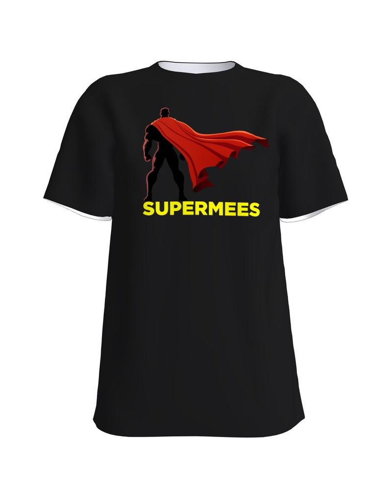 SUPERMEES UNISEX T-SHIRT BLACK