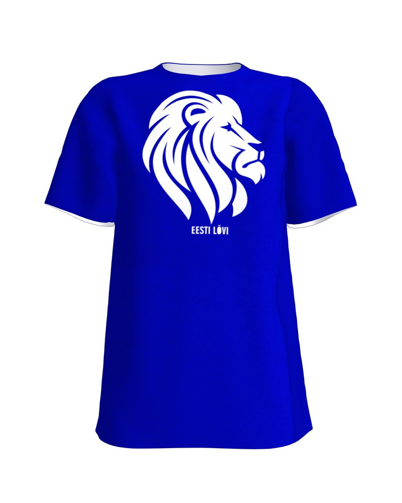 EESTI LÕVI unisex T-SHIRT BLUE