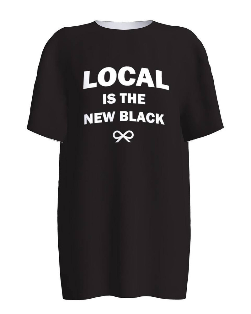 LOCAL IS THE NEW UNISEX T-SHIRT BLACK