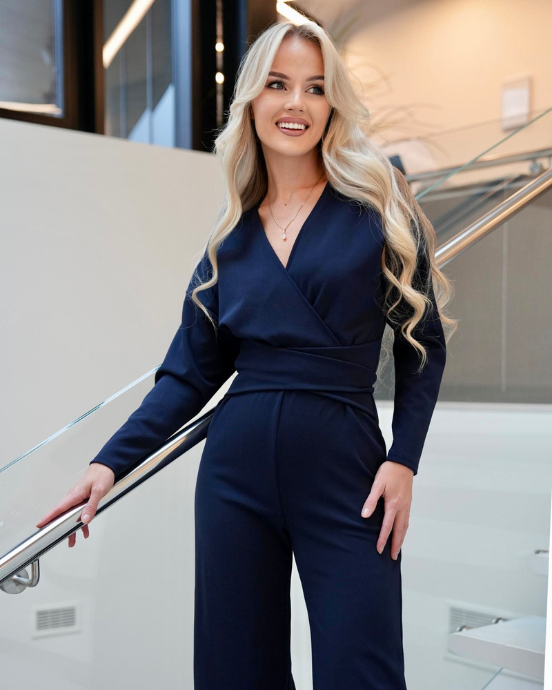 TIMELESS JUMPSUIT DARK BLUE