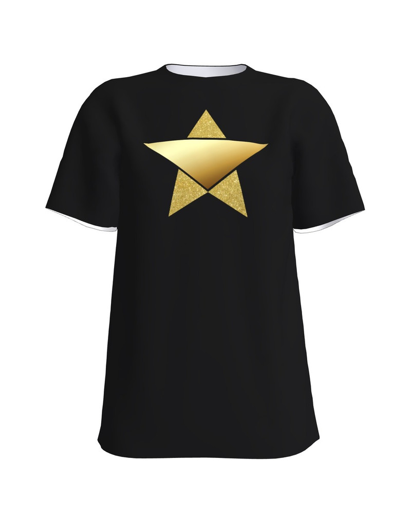 GOLD STAR SLIM T-SHIRT BLACK