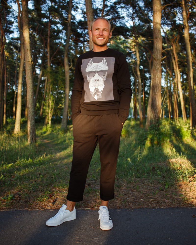 BULLDOG SWEATSHIRT BLACK