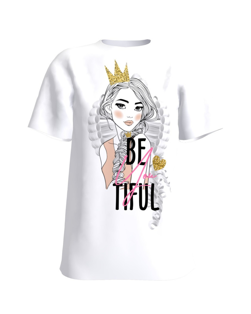 PRINCESS T-Shirt H UNISEX white