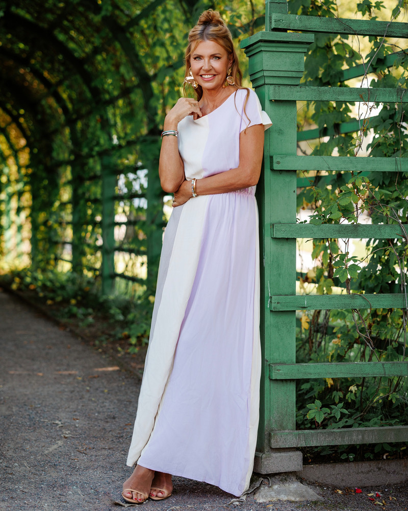 COLOR PALETTE MAXI DRESS