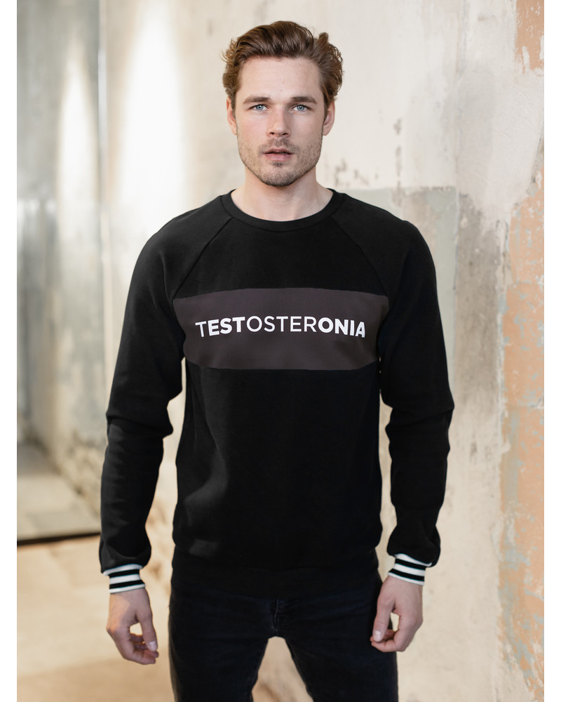 TESTOSTERONIA SWEATSHIRT BLACK