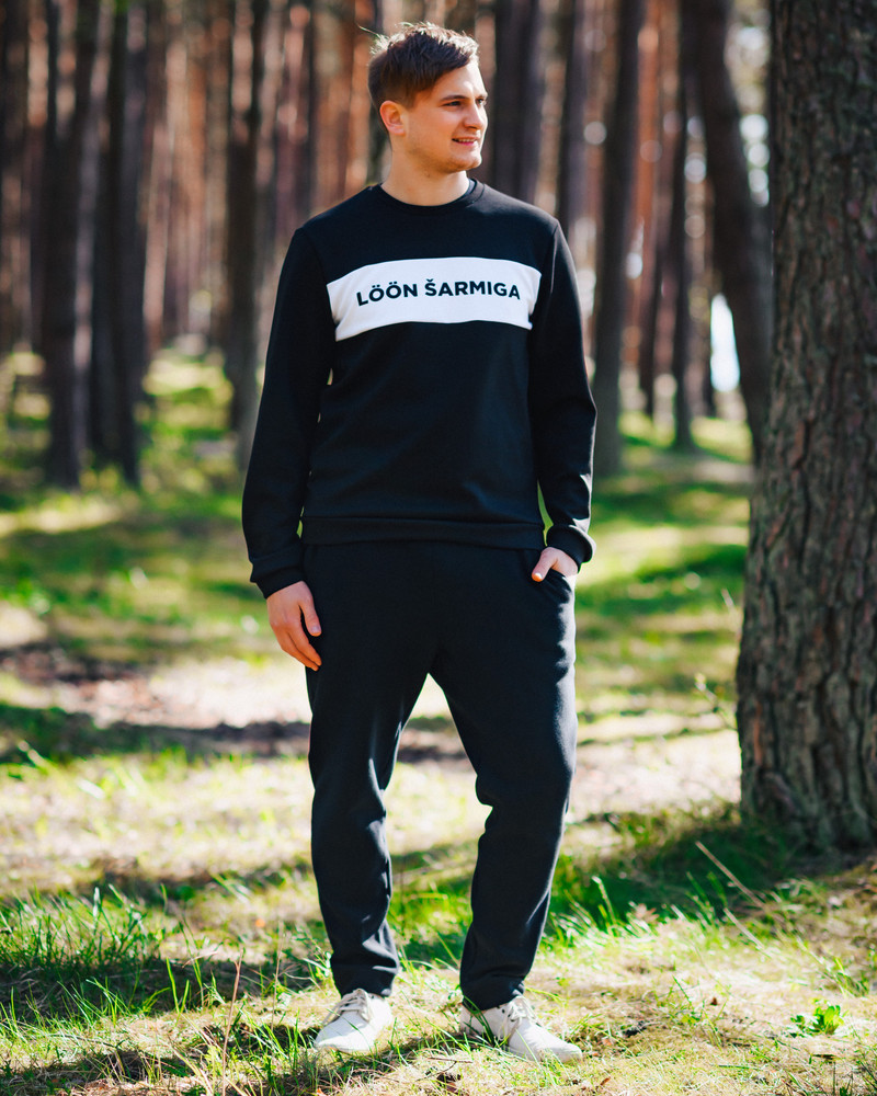 LÖÖN ŠARMIGA SWEATSHIRT BLACK