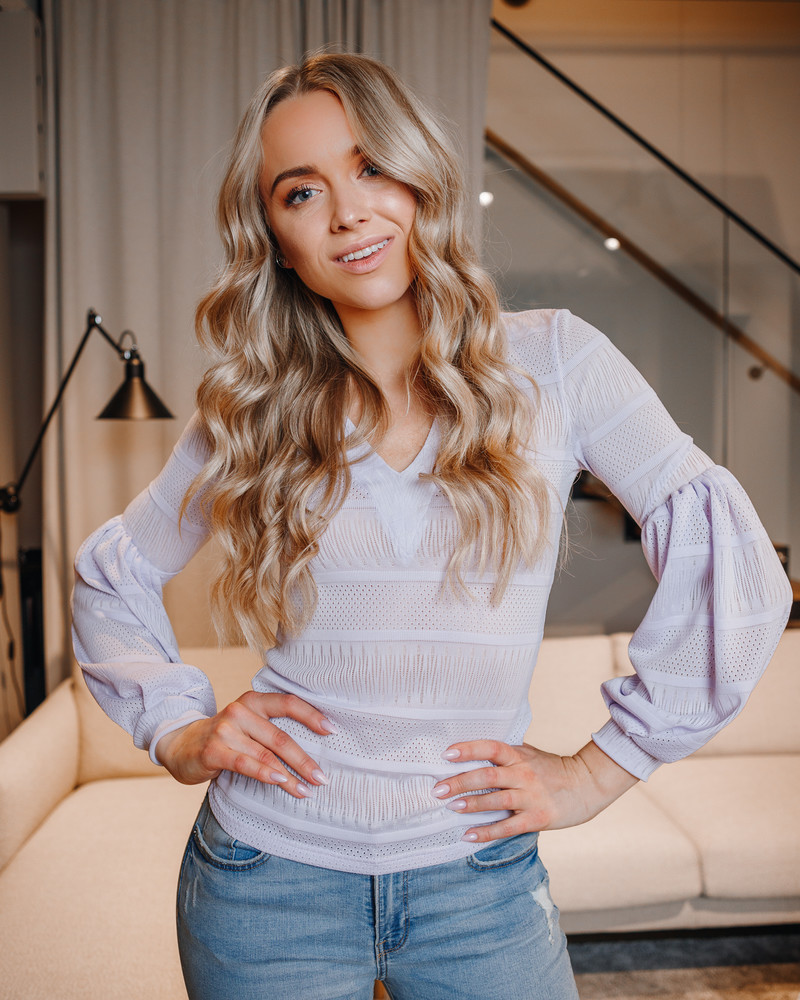 COMET ALICE SLEEVE BLOUSE LILAC