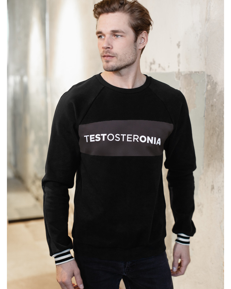 TESTOSTERONIA SWEATSHIRT BLACK