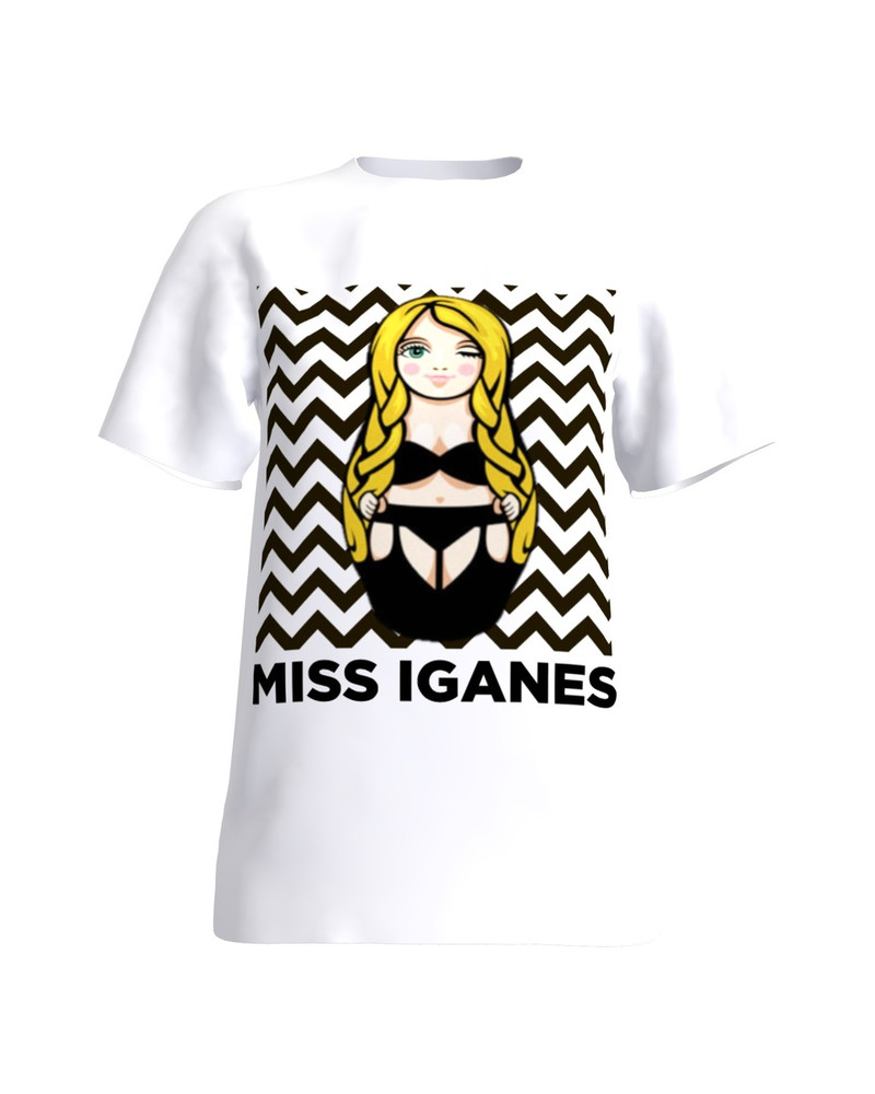 T-Shirt White MISS IGANES BEIB