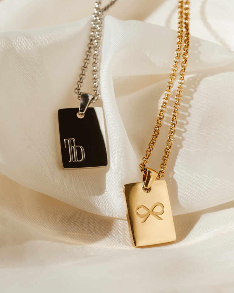 TD BOW NECKLACE GOLD