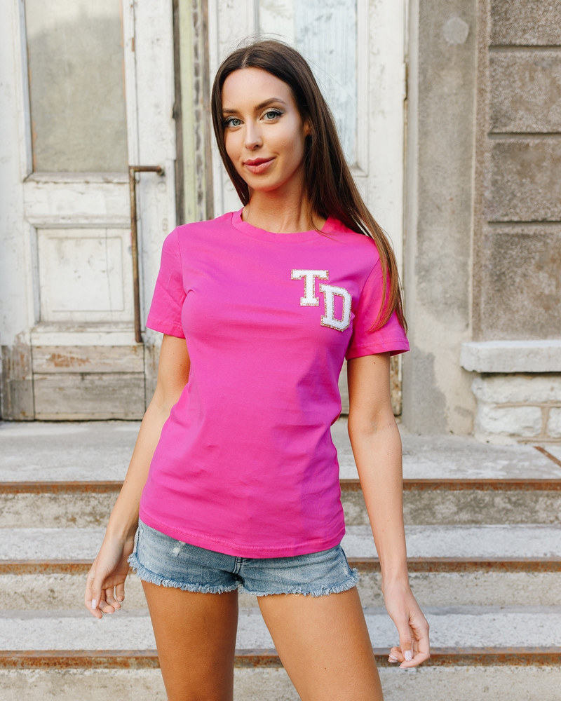 TD SLIM T-SHIRT FUCHSIA