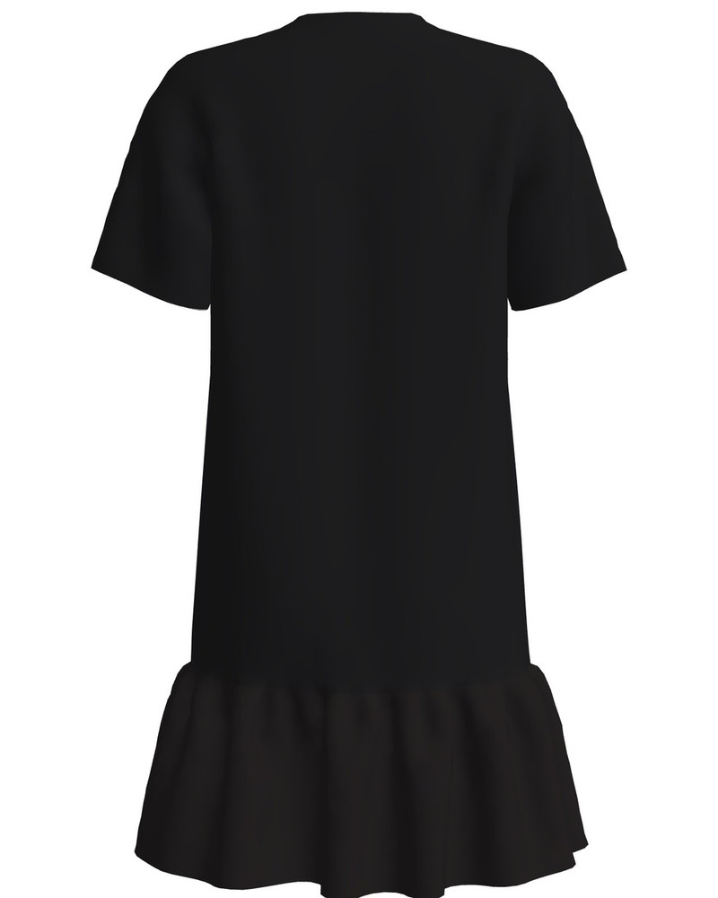 Never Give Up T-Shirt Dress With Frill
