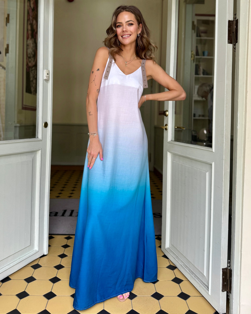 SPIRIT MAXI DRESS MALDIVES OMBRE