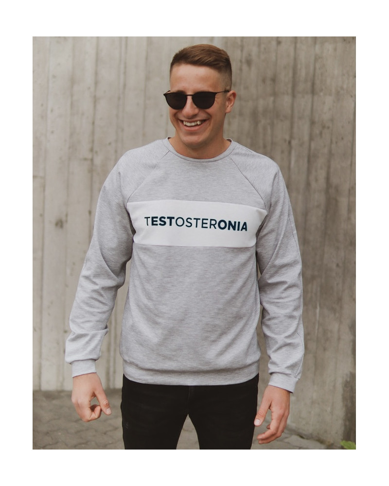 TESTOSTERONIA SWEATSHIRT GREY