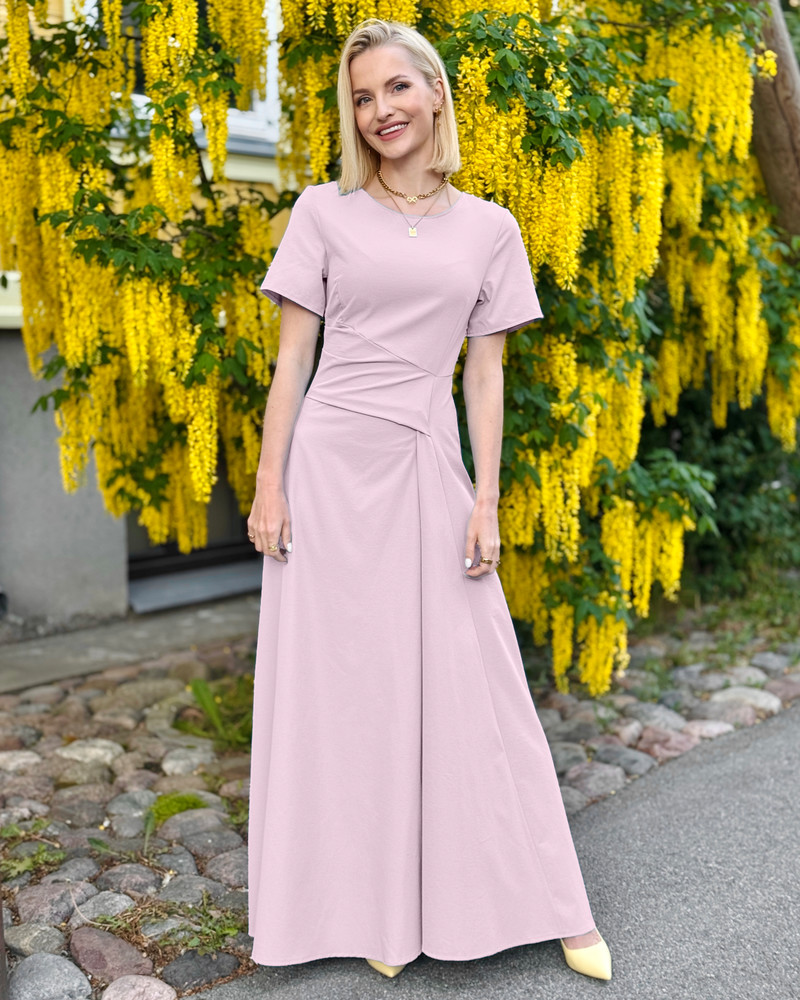SHIFTED MAXI DRESS PURPLE