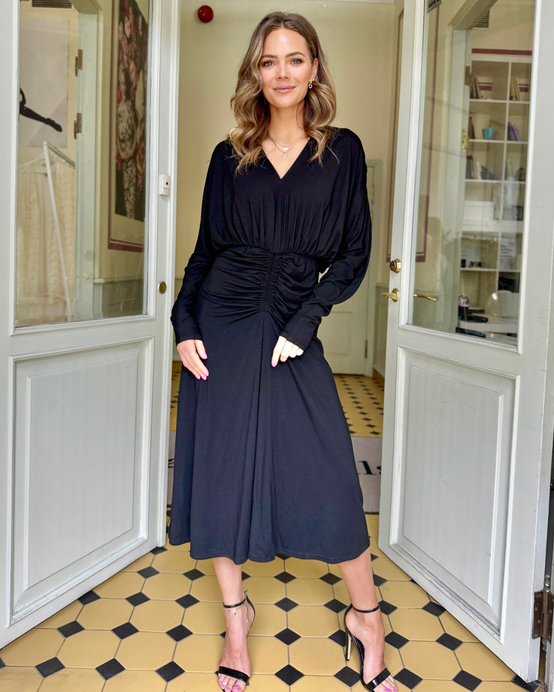 PALOMA MIDI DRESS BLACK