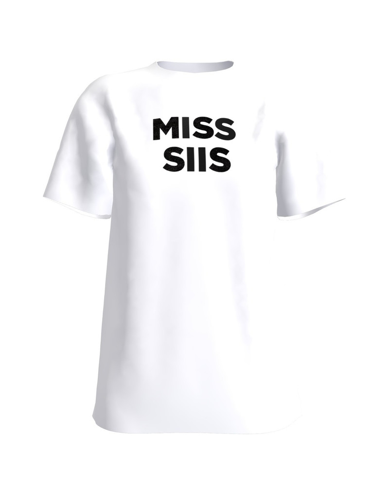 MISS SIIS SLIM T-SHIRT WHITE