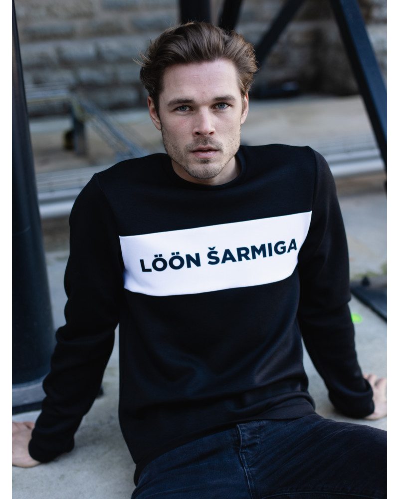 LÖÖN ŠARMIGA SWEATSHIRT BLACK