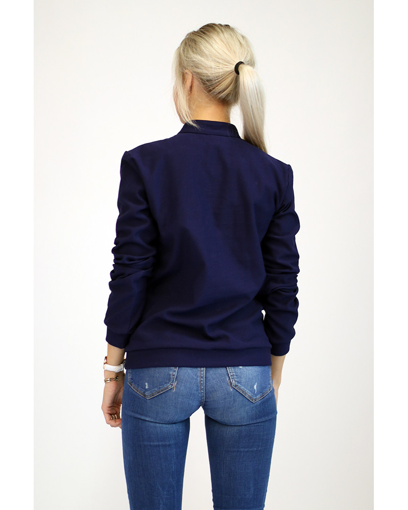 FRILL SWEATSHIRT NAVY