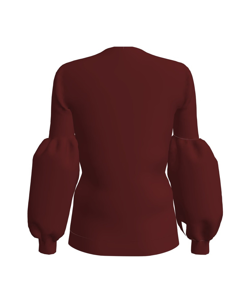 STAR ALICE SWEATSHIRT BORDEAUX