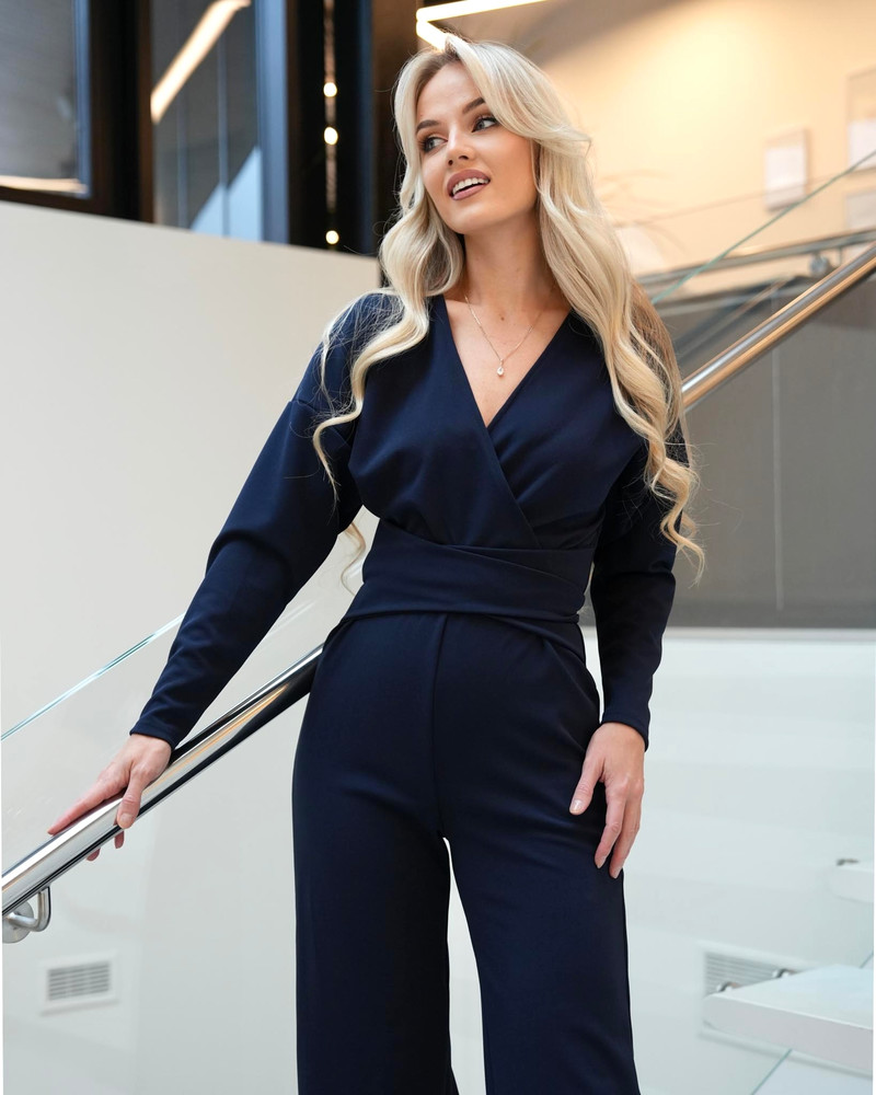 TIMELESS JUMPSUIT DARK BLUE