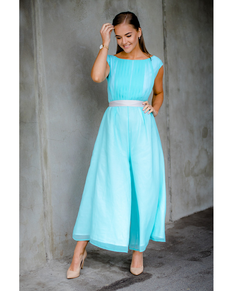 CHIFFON JUMPSUIT MINT